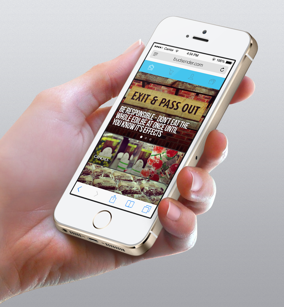 KushyPunch mockup screen 1