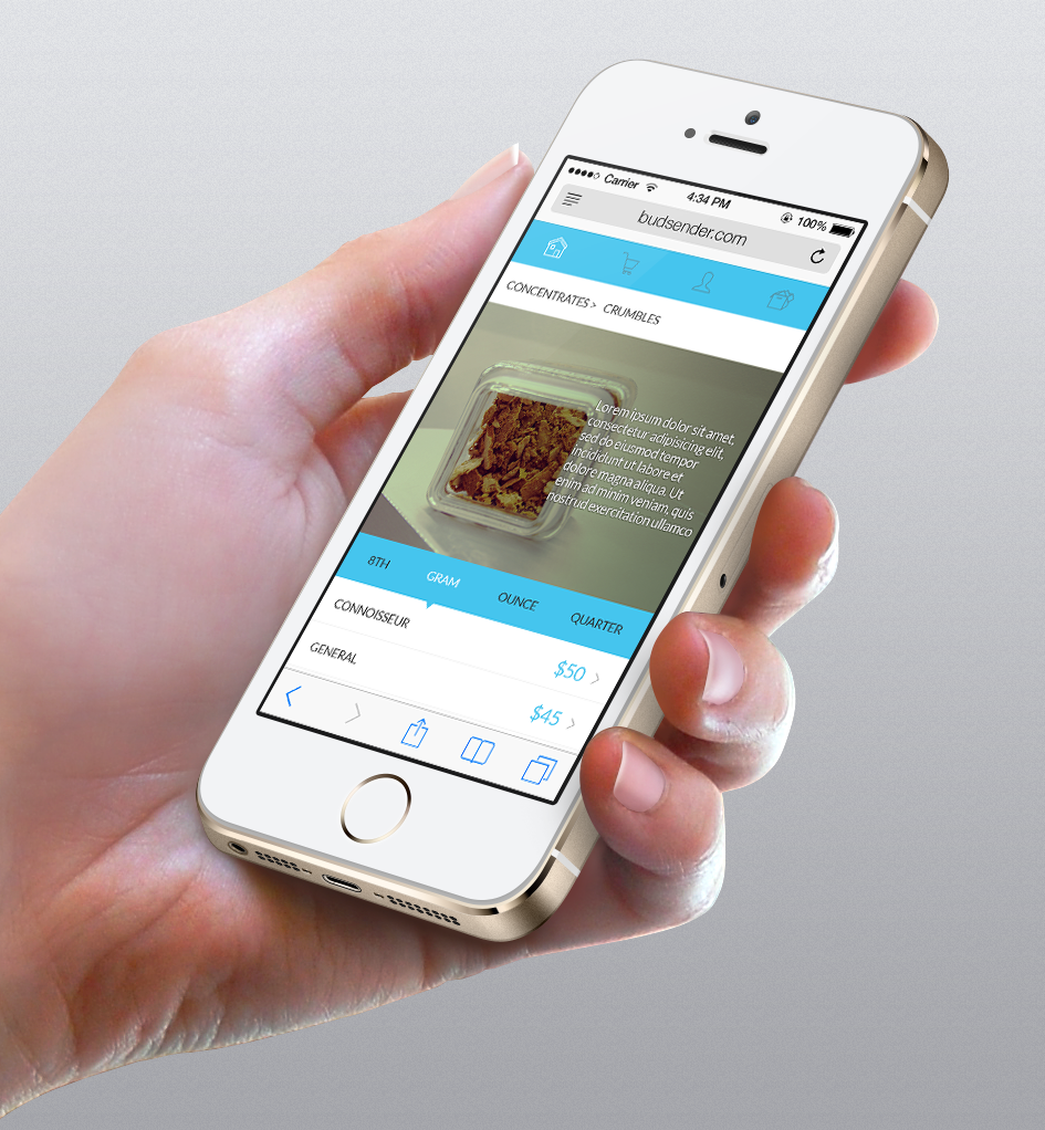 KushyPunch mockup screen 3